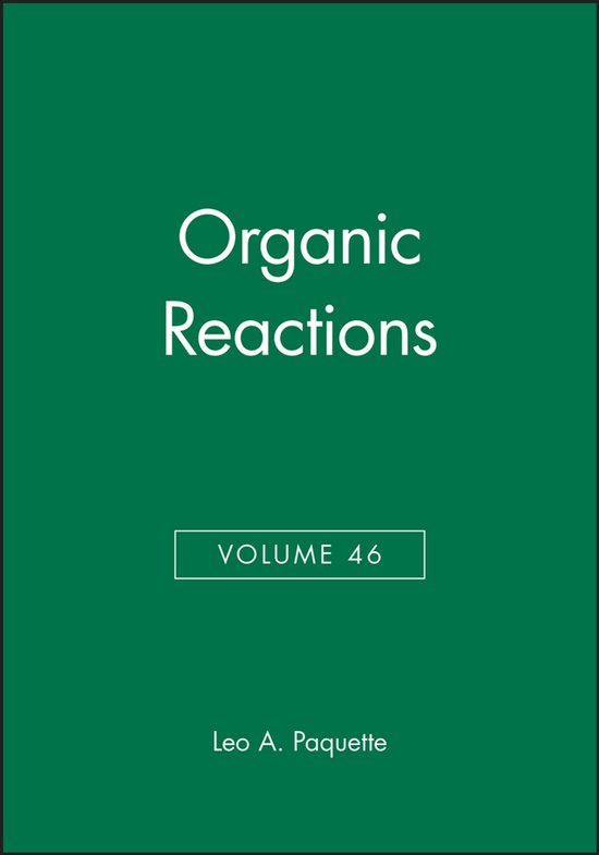 Organic Reactions - cover