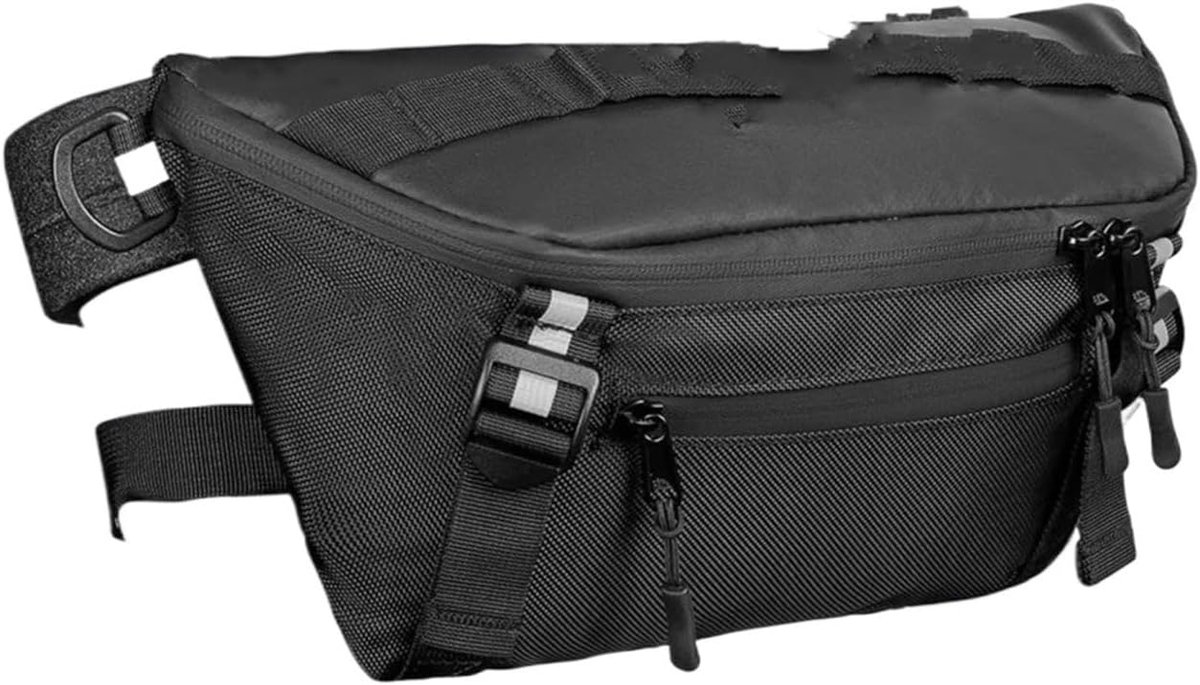 Motorfiets achtertas - Stuurtas reizen - Extra opbergruimte - Waterdichte opslag - One size - Zwart