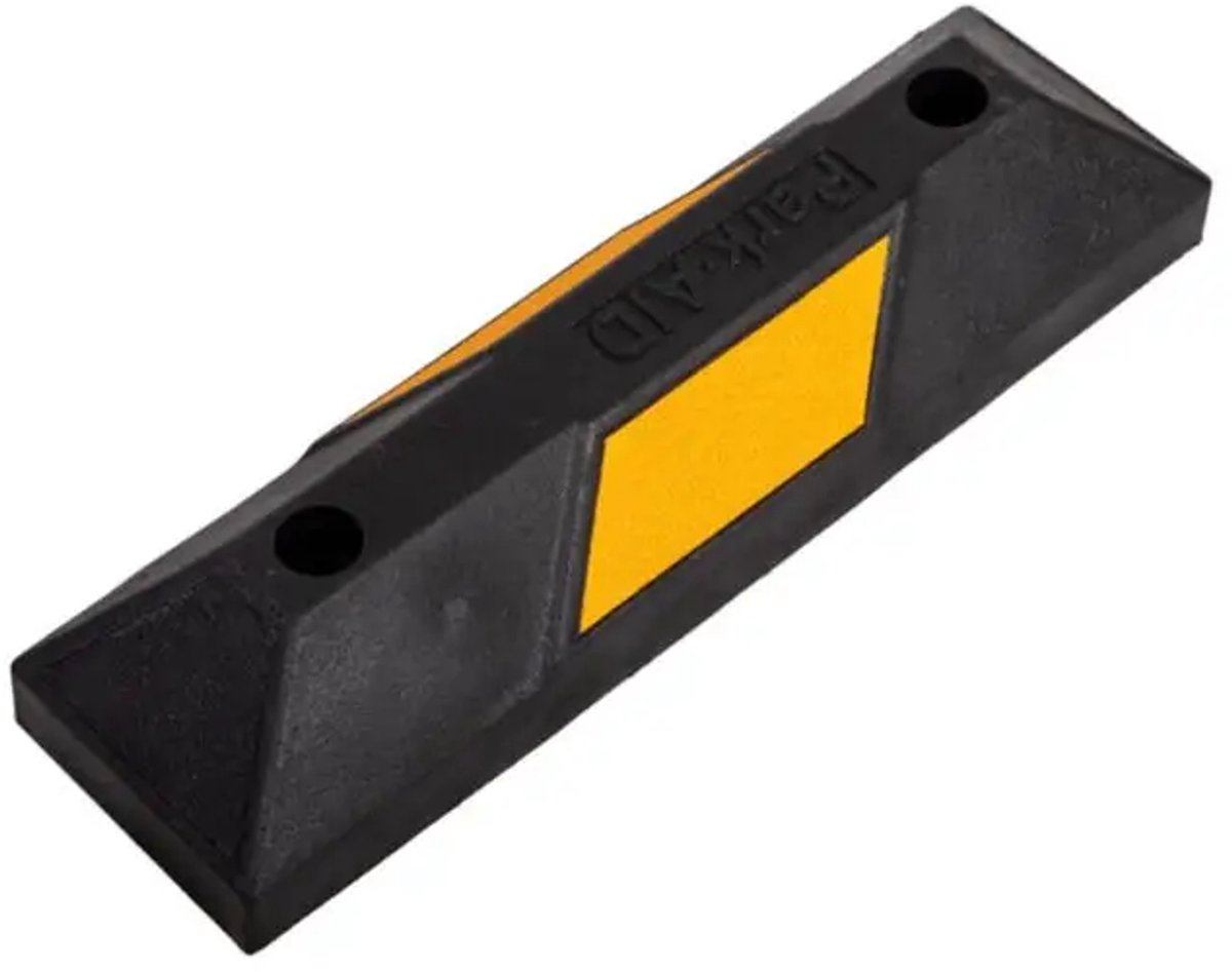 Ri-Traffic varkensrug - geel zwart - inclusief montageset | 55 cm