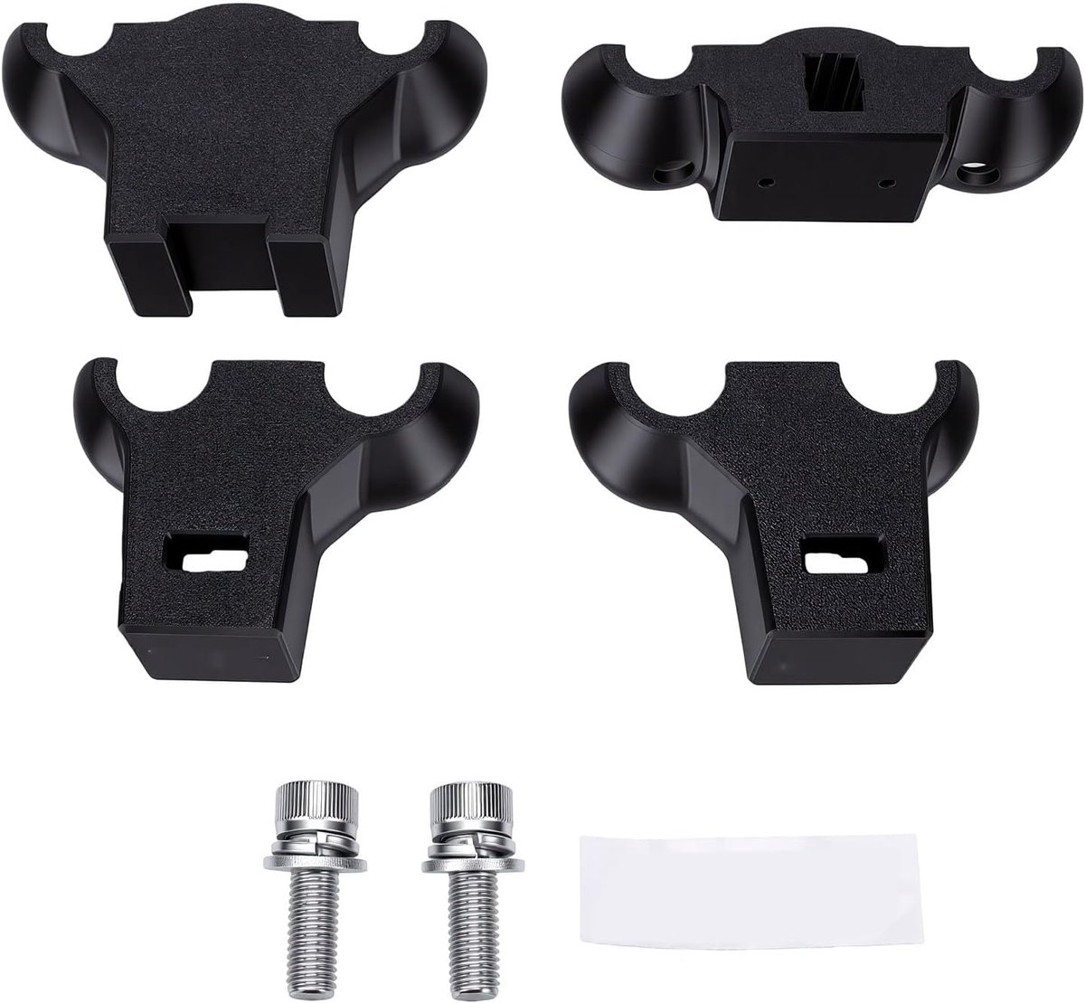 Fietstrainer Rockers Basis - Indoor Fiets Accessoires - Stabiele Training - Trillingsdempende Pads - 4 Stuks - Zwart