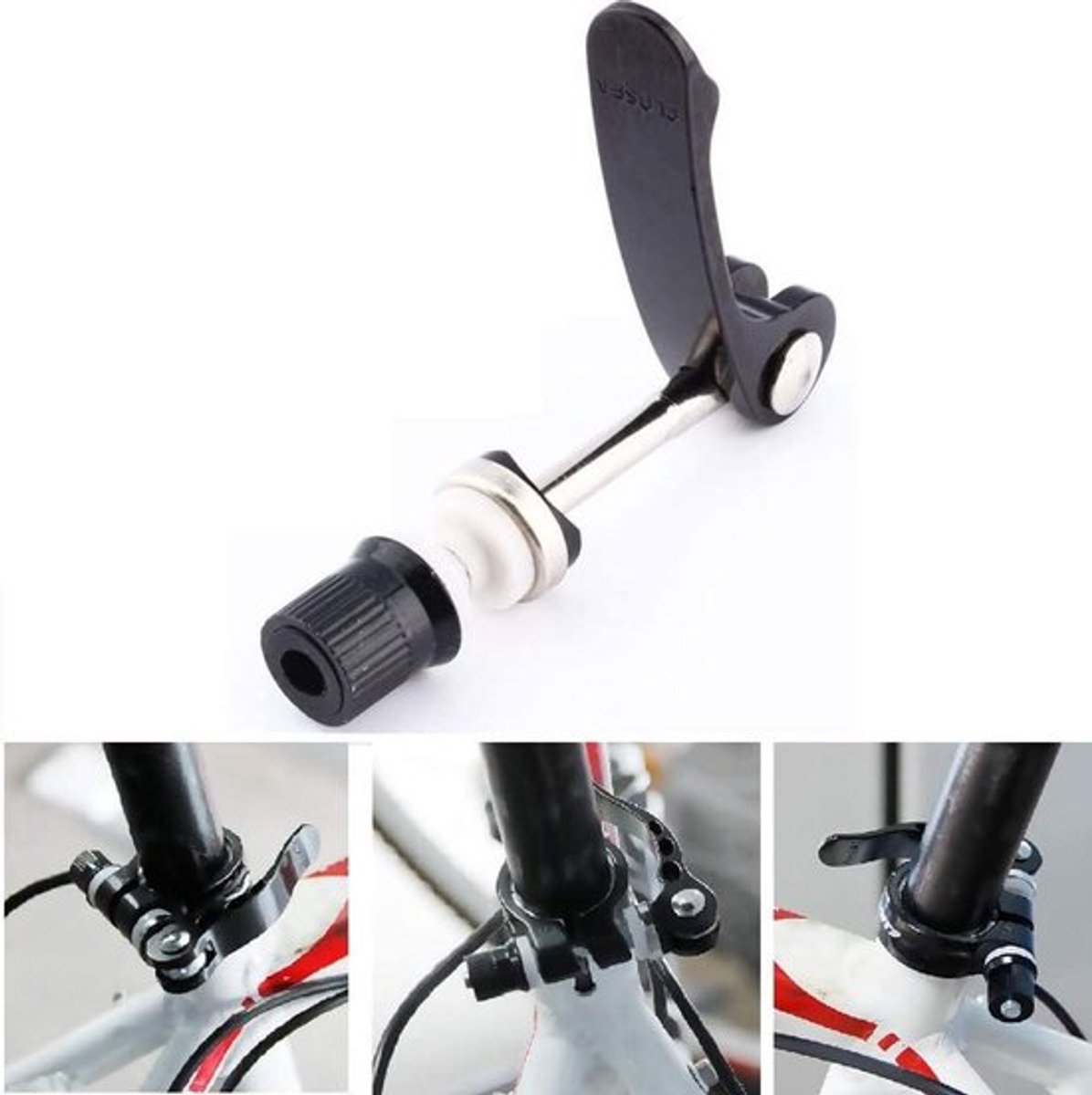Allecto Plus - Snelspanner voor fietszadel - Aluminiumlegering - MTB BMX - Fietsen
