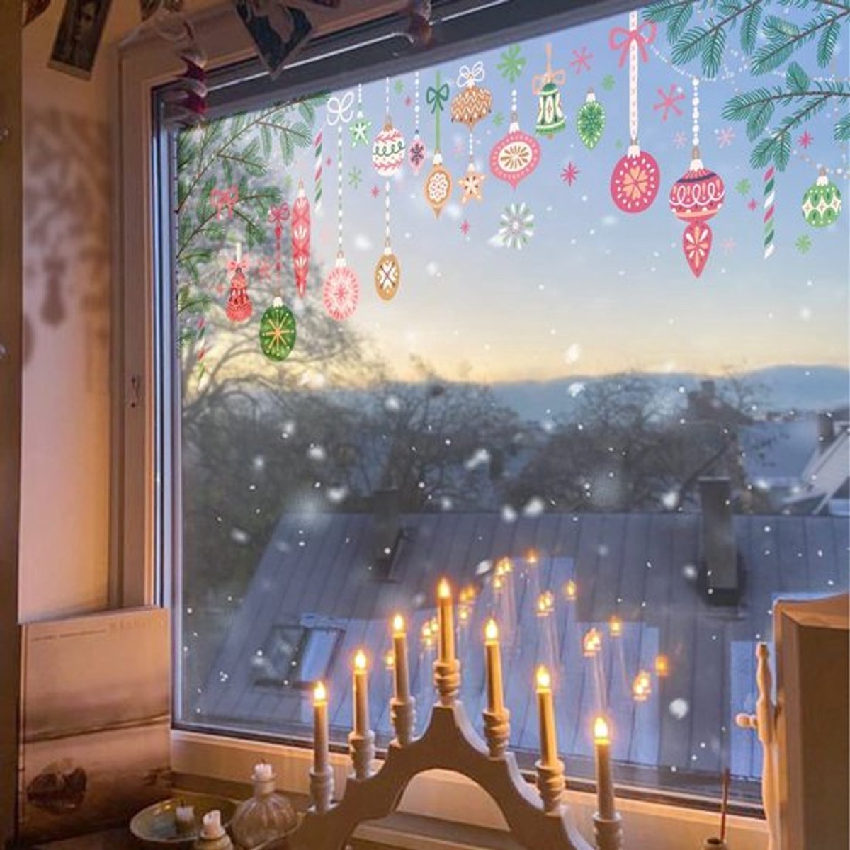 By shayne - Raamstickers - Privacy - Statische raamfolie - 40x120 cm