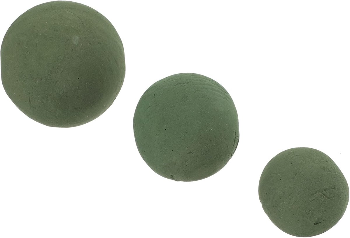 Bloemenschuim Ballen - Bloemmodder - Bloemstukken Maken - Creatief Ontwerp - 3 stuks - Groen