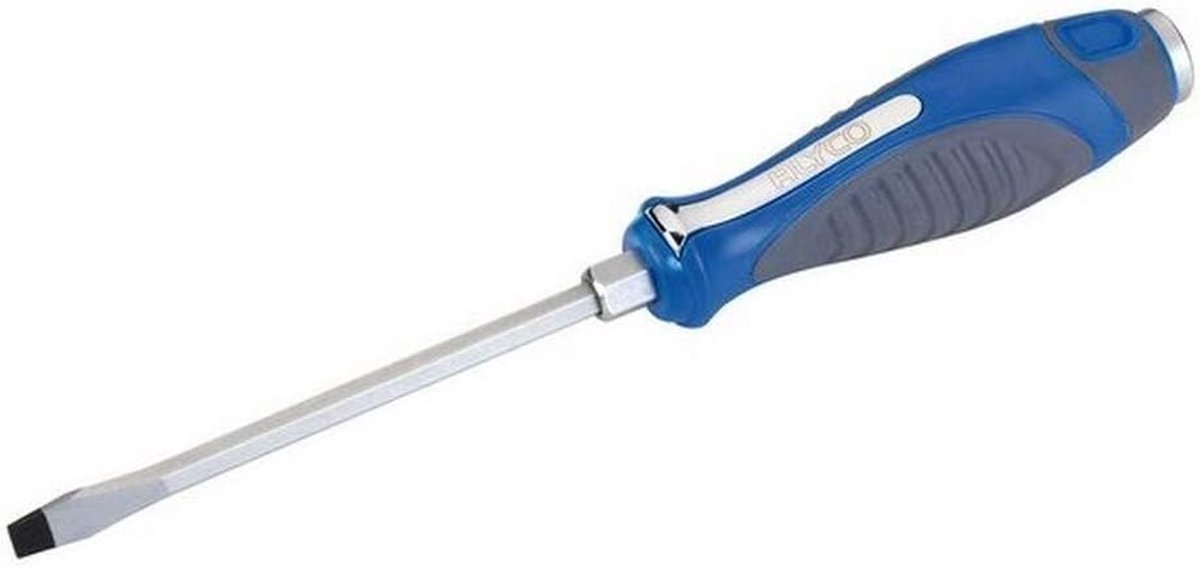 Sleufschroevendraaier - Platte schroevendraaier - Precisiewerk - Doorgangsstang - 5.5 x 1 x 125 mm - Zwart