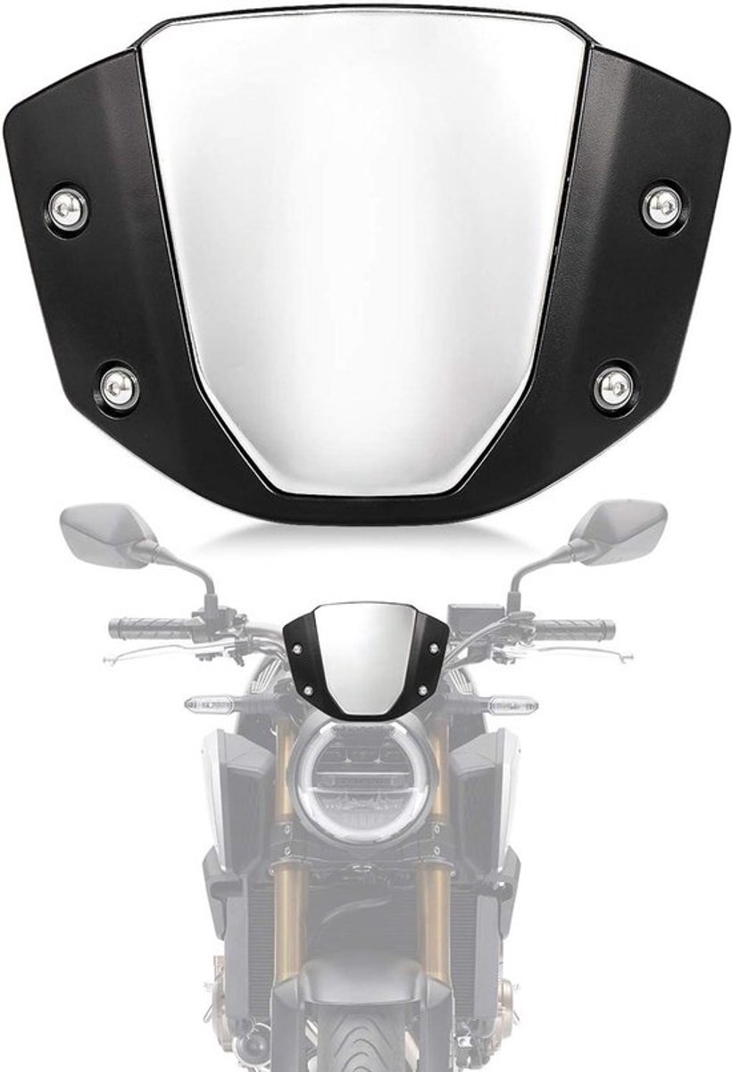 Inovra Plus - Motorfiets Voorruit Beschermer Wind Scherm - Voor Honda Cb650r - 2019