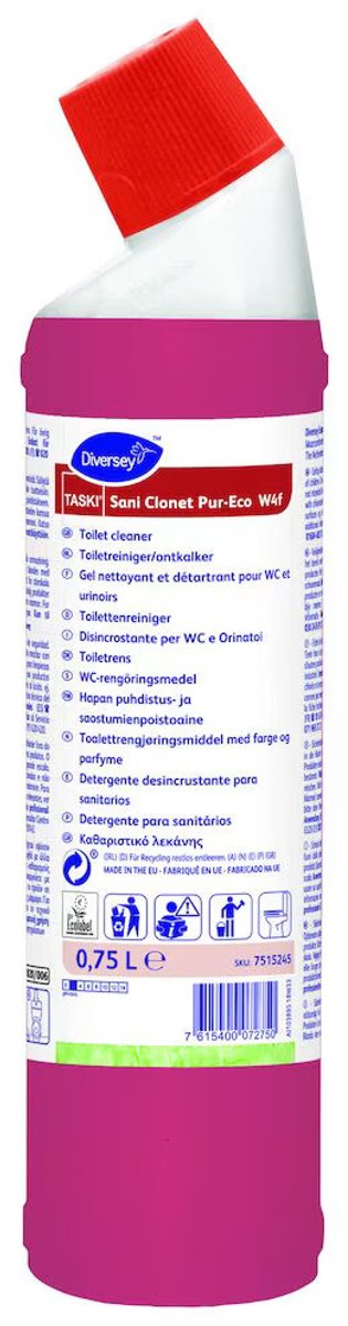 Toiletreiniger taski sani clonet pur-eco 750ml | 6 stuks