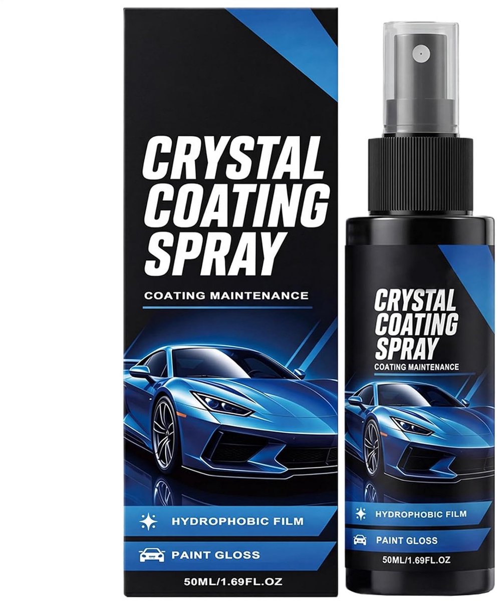 Keramische Coating Spray - Nano Glas Reiniger - Auto Lak Beschermen - Vuiloplossend UV-Blokkerend - 50 ml - Transparant