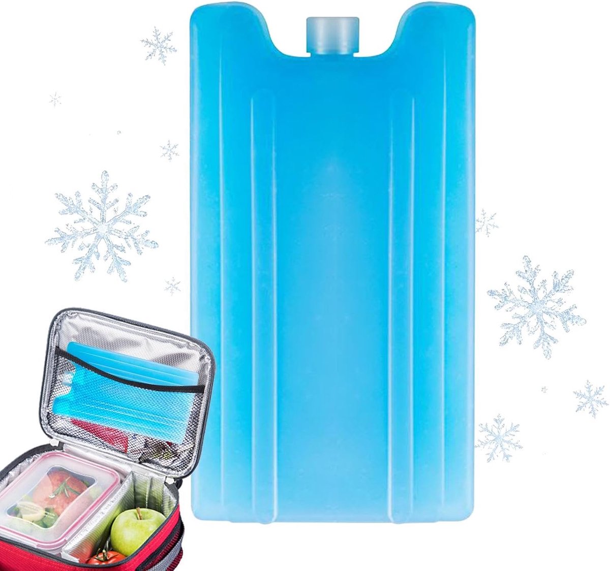 Koelblokken - IJsblokken - Koeling Voor - Waterloos Snel Koel - 400ml - Blauw