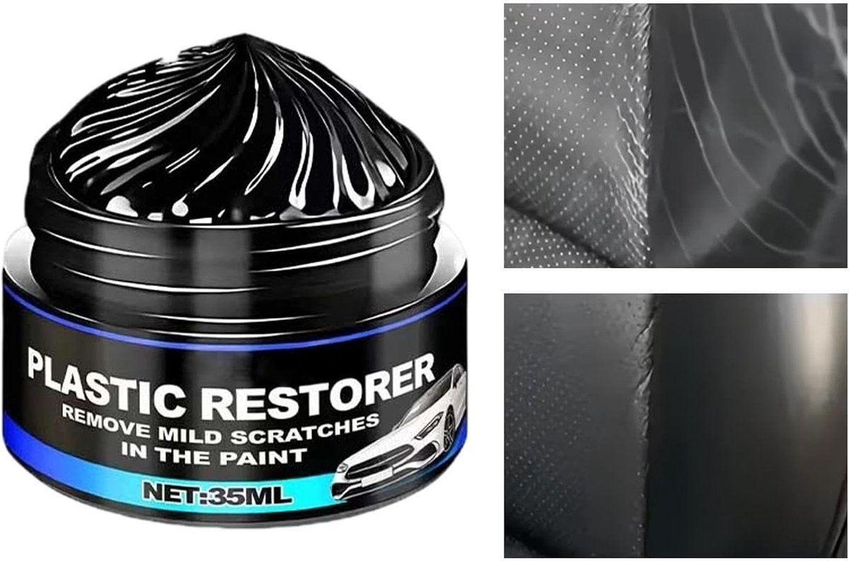 Wiel Shine Paste - Zwarte Wax Kit - Auto Detailing - Beschermende Gloss Coating - 35ml - Zwart