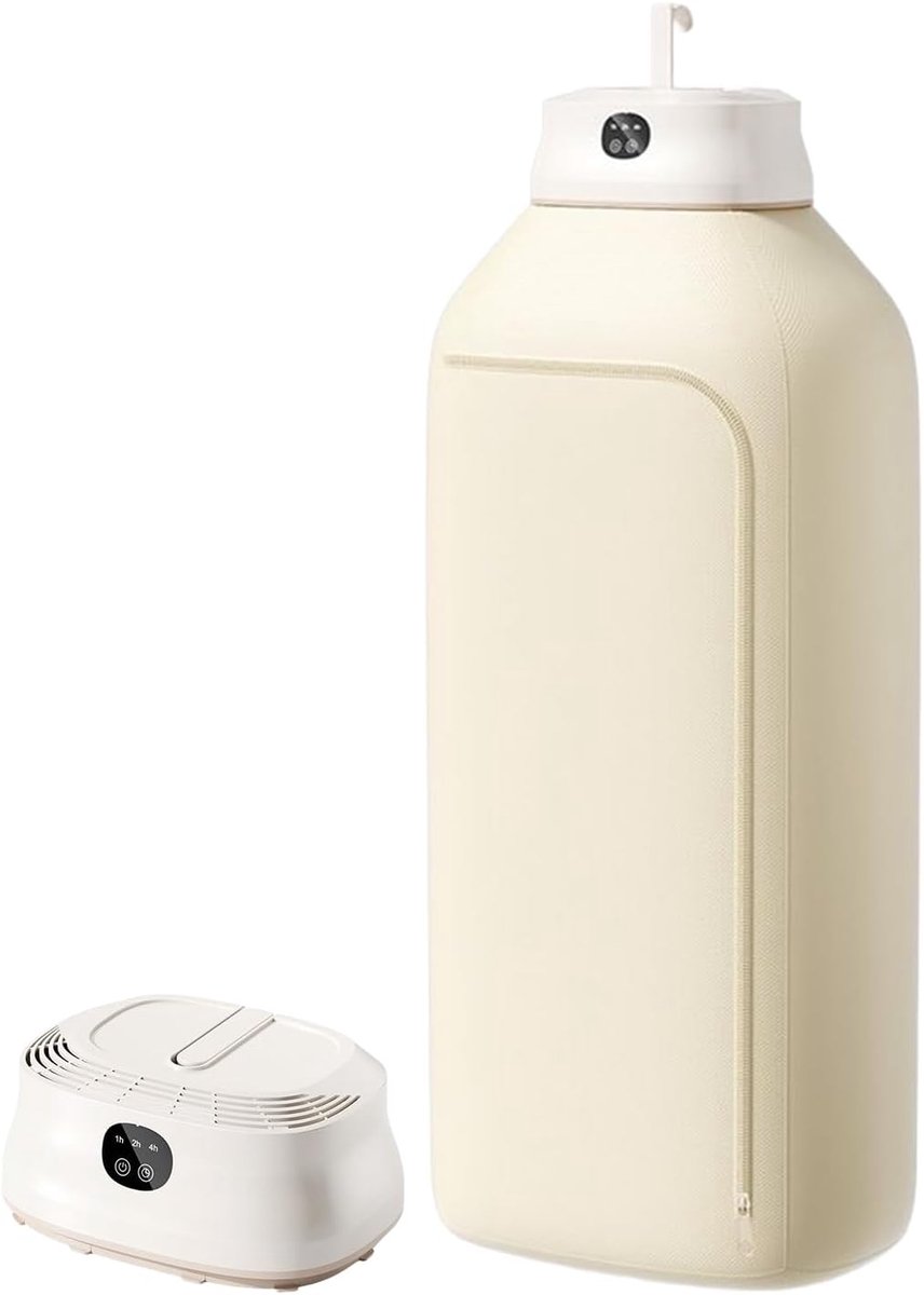Draagbare Kledingdroger Mini Dryer Snelle Kledingdroging Stil en Opvouwbaar 400W Vermogen Wit