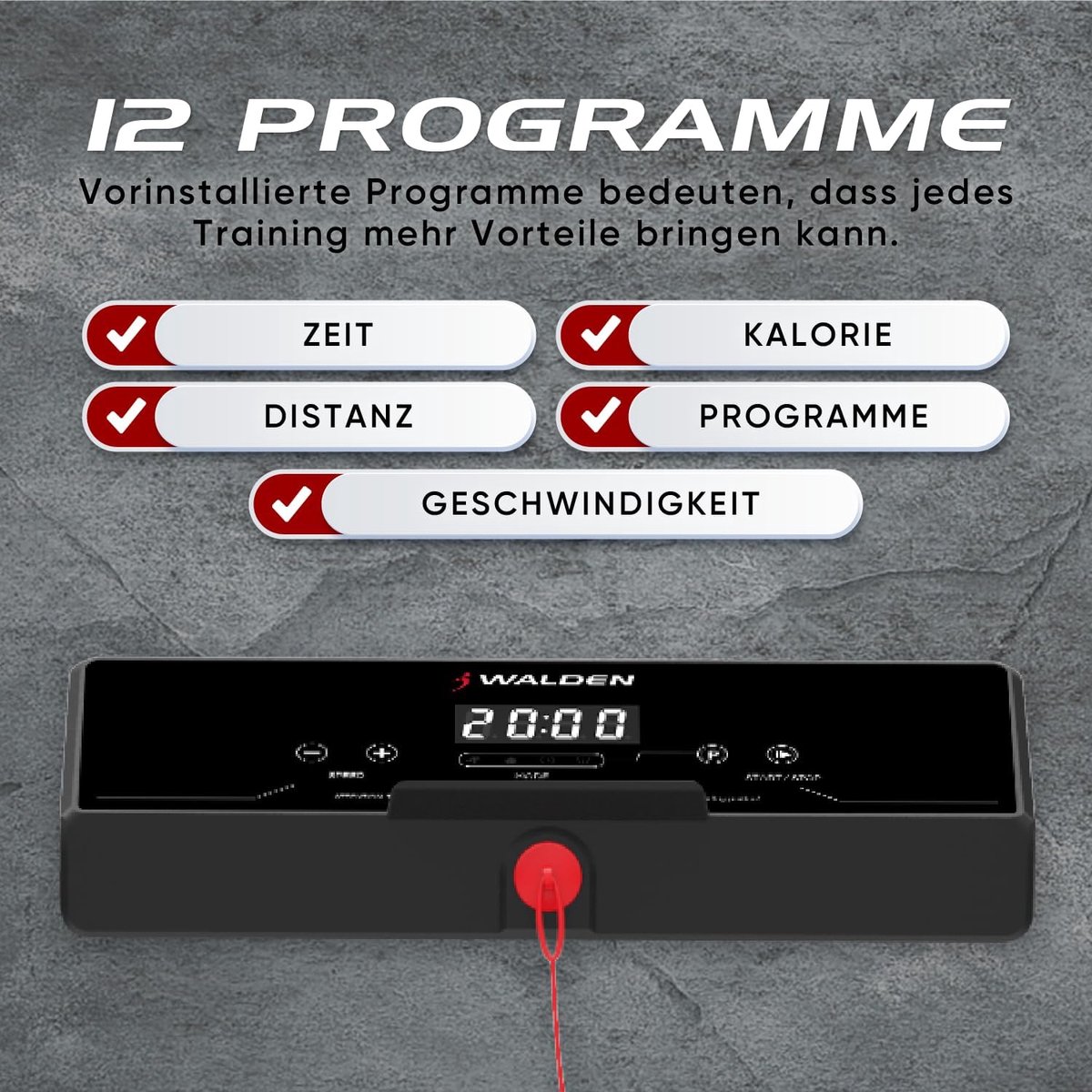 Elektrische Loopband - Inklapbaar Fitnessapparaat - Thuis Trainen - 12 Trainingsprogramma's - 10 km/u - Zwart