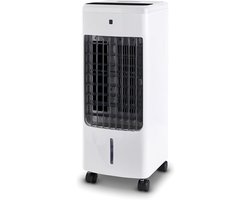 Luchtkoeler - Ventilator - Verkoeling Binnen - Inclusief Afstandsbediening - 60 W - Wit/Grijs