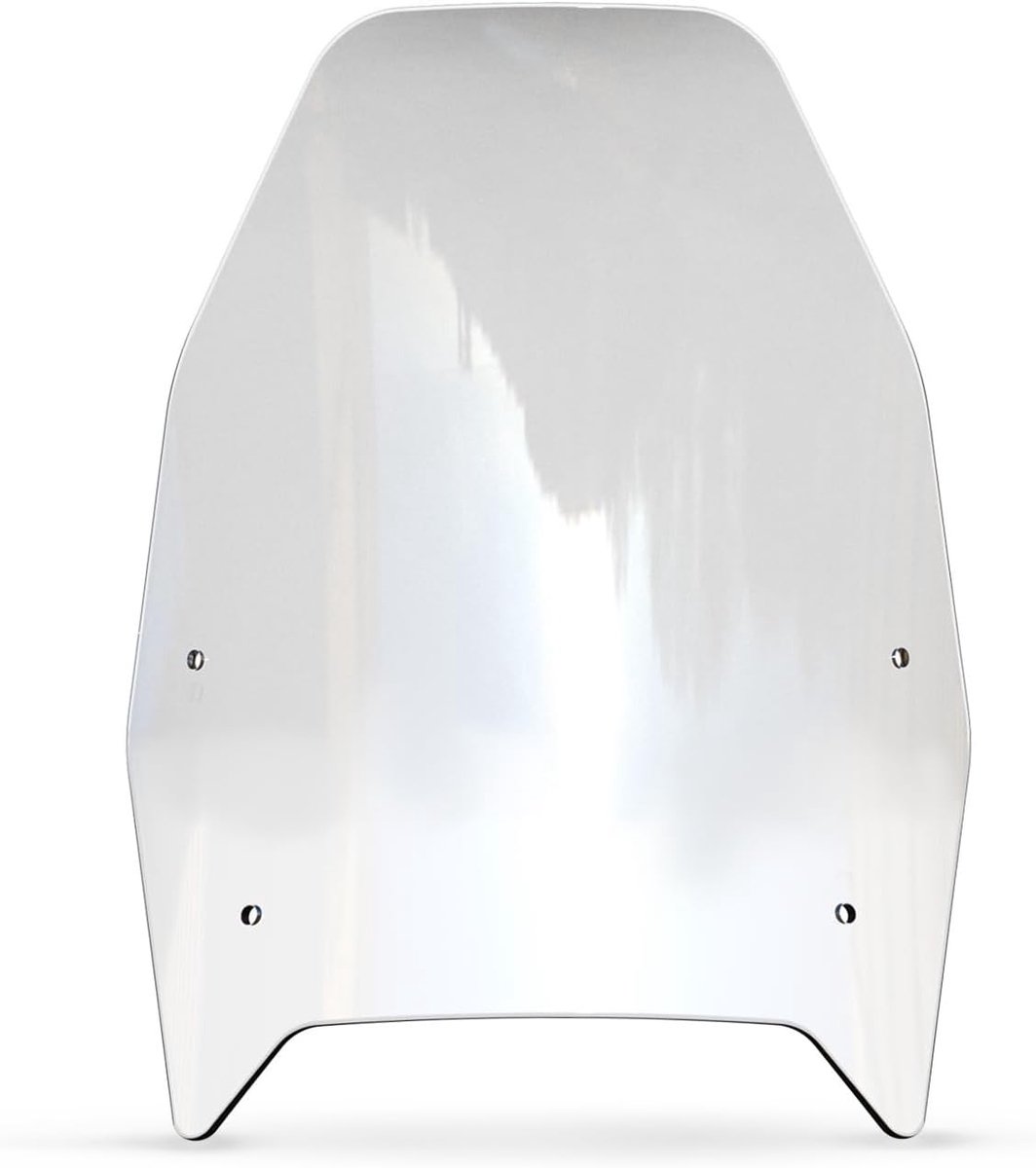 Verstelbaar Windscherm - Motor Voorruit - Motorrijden Verbeteren - 40mm Hoger Ontwerp - 3.5mm Dik - One Color