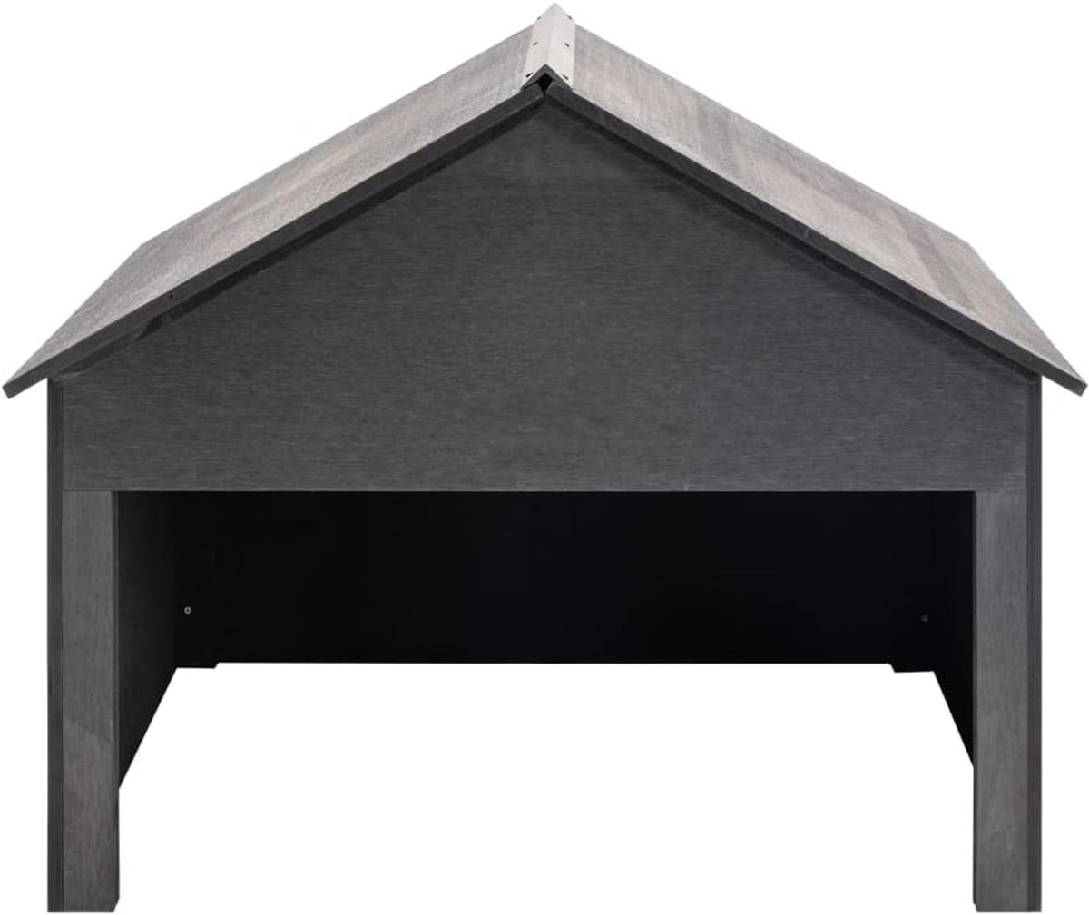 Grasmaaier Garage - Tuinhuisje Composiet - Tuinonderhoud Bescherming - Rot en Roest Vrij - 80 x 80 x 70 cm