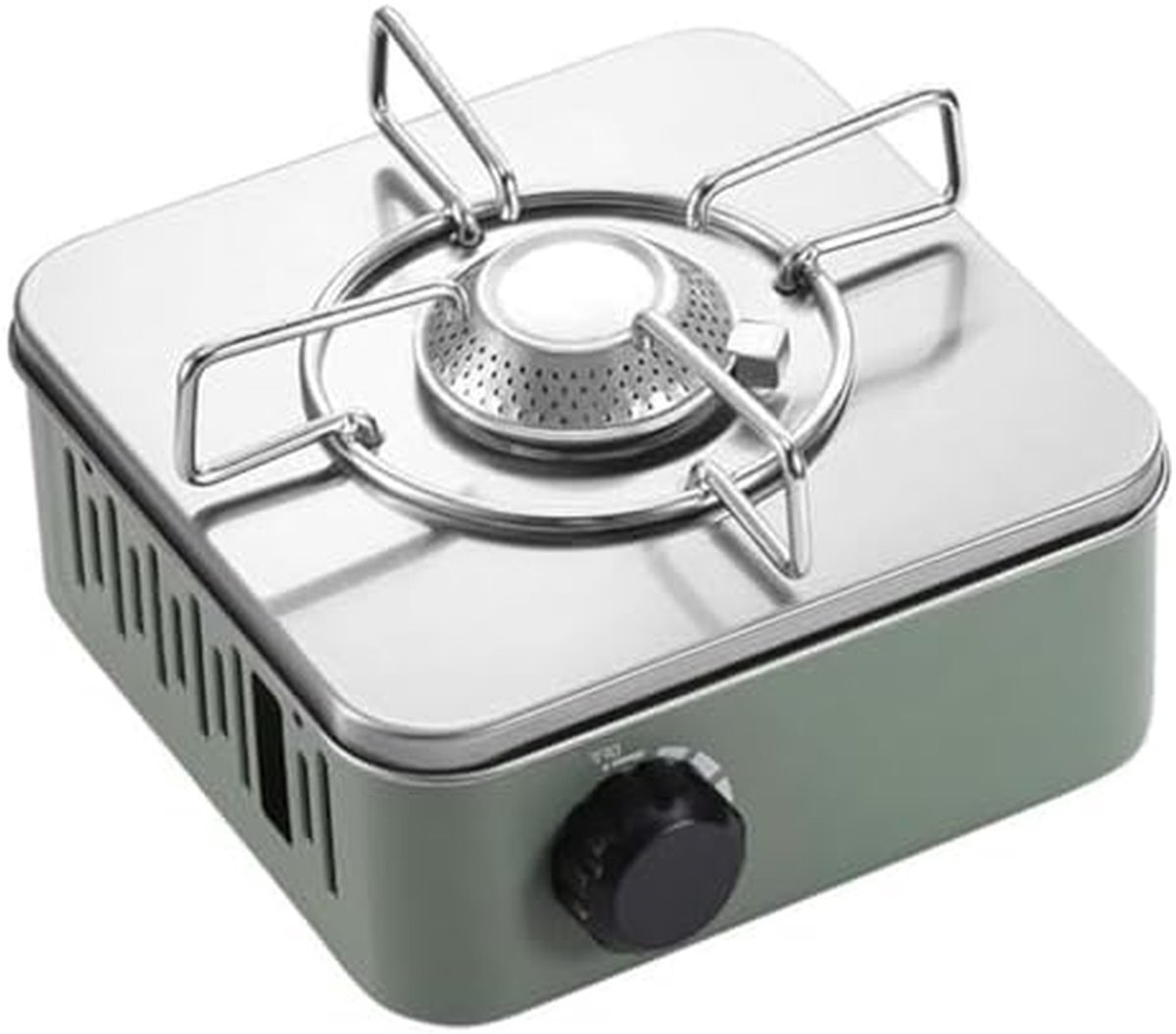 Draagbaar Gasfornuis - Camping Grill - Outdoor Koken - Snelle Installatie - 13.3 cm Diep - Zwart