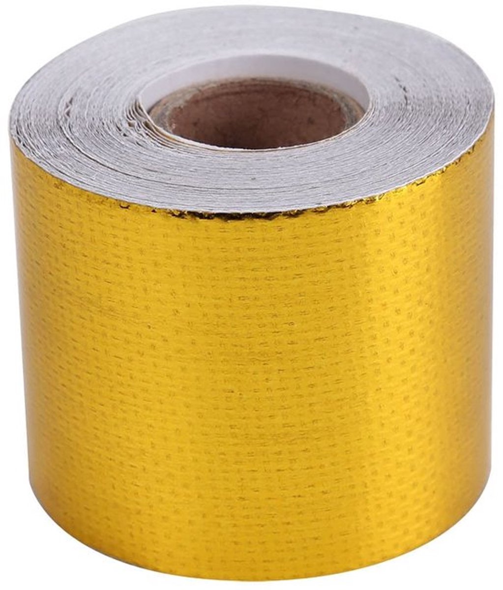Dailygoods- Duct Tape Goudfolie 9m x 5cm - Hoge Temperatuur - Plakband