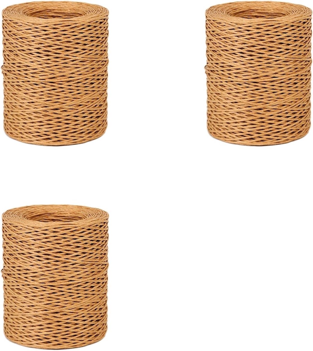 Bind Draad - Bloemen Touw - Bloemschikken - Papier Gecoat - 3 x 210M - Lichtbruin