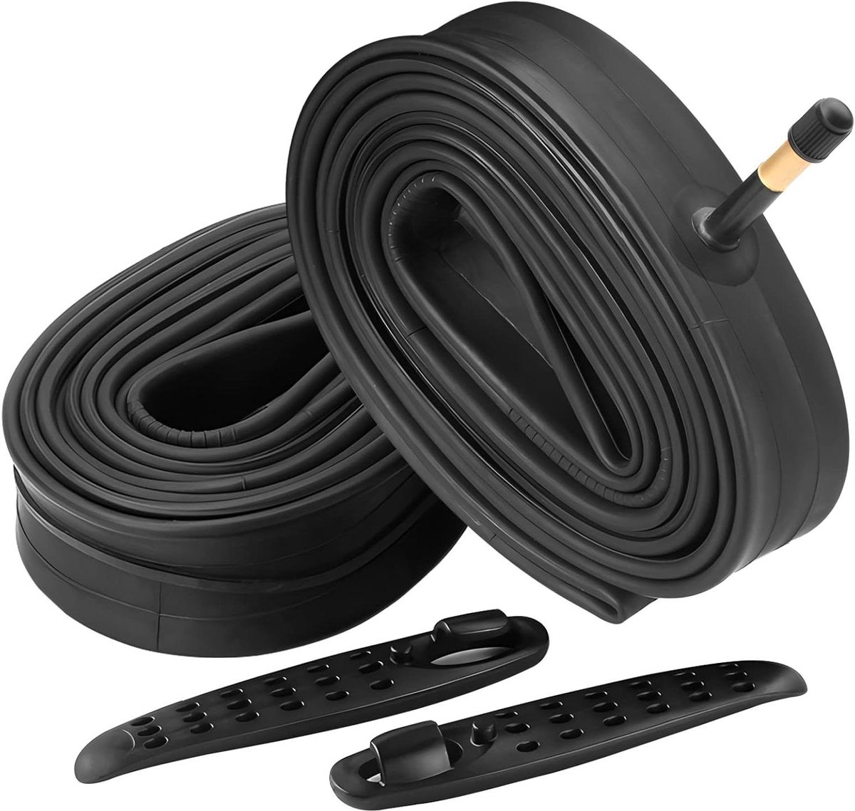 Fietsbinnenbanden - Binnenbanden Racefiets - Fietsreparatie - Butyl Rubber Kwaliteit - 700x35-43c - Zwart
