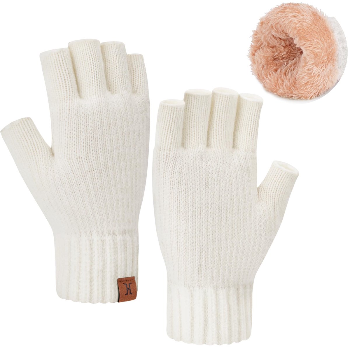 Omgoods - Fingerless Fleece Handschoenen voor Koude Weer, Unisex
