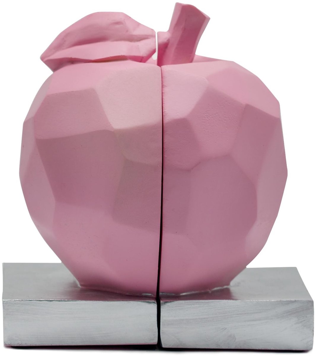 Omgoods - Decoratieve Boeksteunen in de Vorm van Roze Appels
