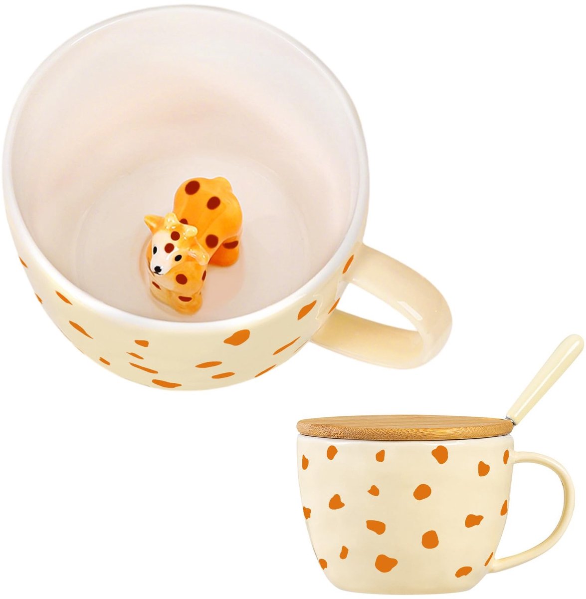 Omgoods - Giraffe 3D Mok, Perfecte Cadeau voor Dierenliefhebbers