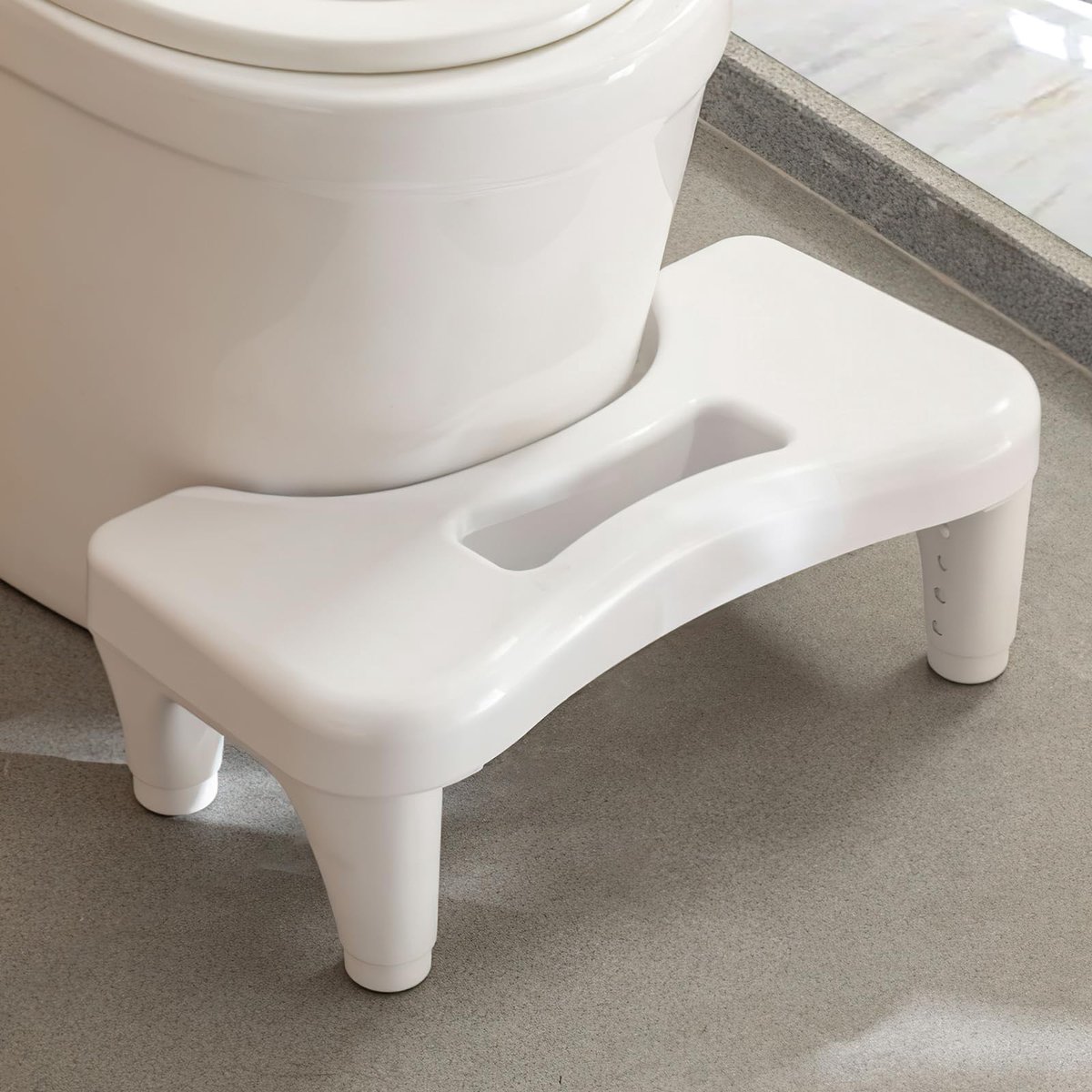 Omgoods - Ergonomische Toiletstoel voor Hemorroïden, Winderigheid en Obstipatie