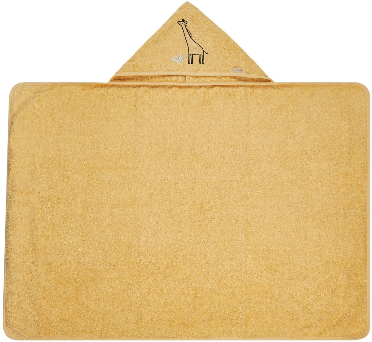 Omgoods - Kinder Badhanddoek met Capuchon - Giraffe Kaya Design 100x70 cm