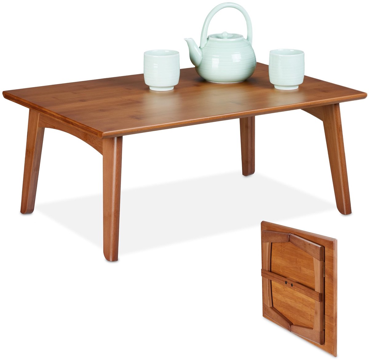 Omgoods - Vouwbare Koffietafel in Walnotenhoutlook