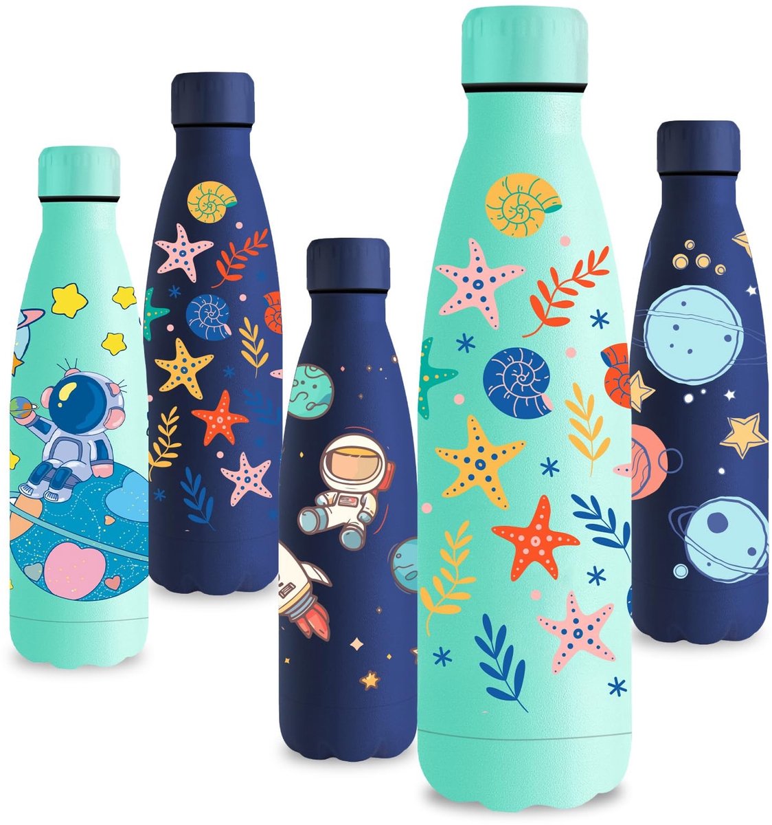 Omgoods - Vikastar Thermosfles 500 ml - BPA Vrij en Lekvrij voor Kinderen