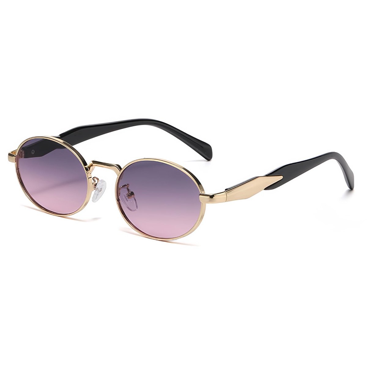Omgoods - Oval Vintage Zonnebril met UV-bescherming