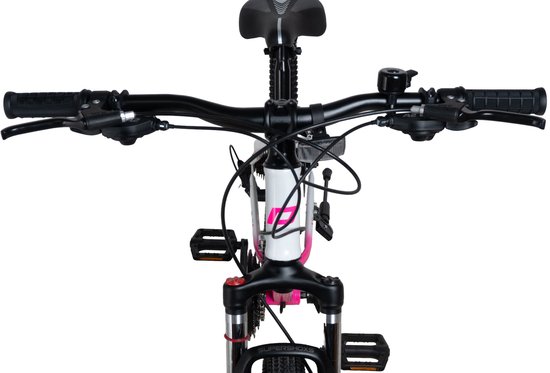 Davi Bonita – Mountainbike – 26 inch – 21 versnellingen – Schijfremmen – Voorvork met vering – Roze/Wit — afbeelding 4