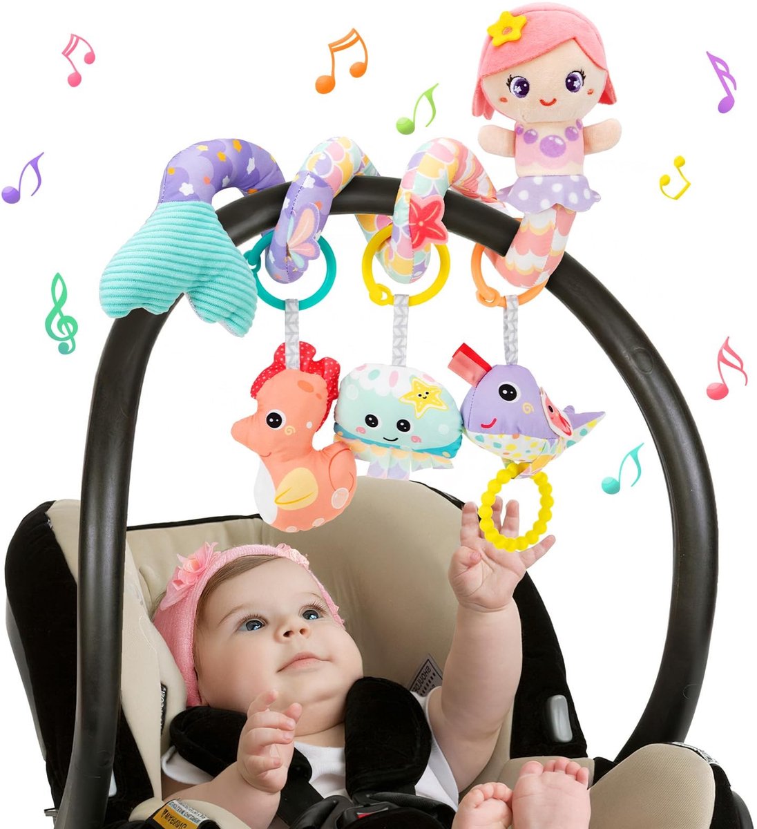 Omgoods - Baby Activiteitsspeelgoed Spiral met Muziek