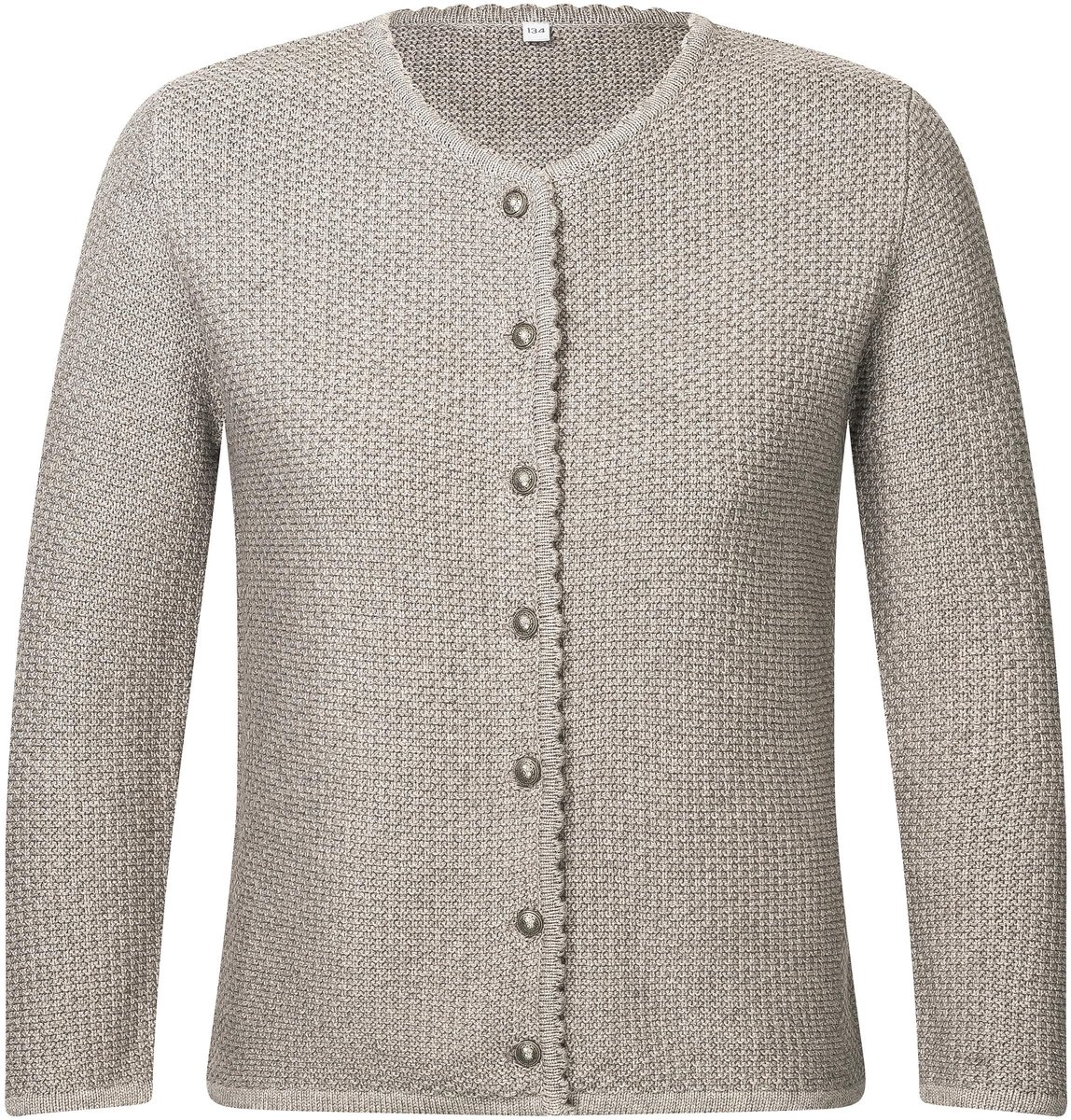 Omgoods - Elegante Dames Klederdrachtvest in Zilvermelange