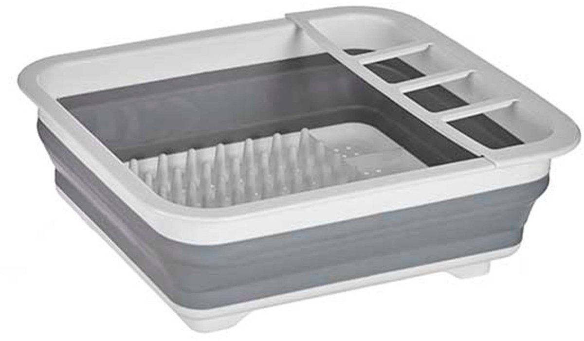 Omgoods - Vouwbare Silicone Afwasrek - Wit - Kinvara Collectie