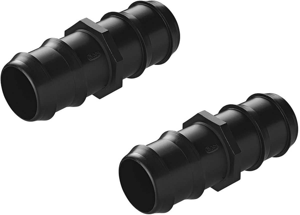Omgoods - 2 Stuks Tuinslang Aansluitstukken 40 mm Recht