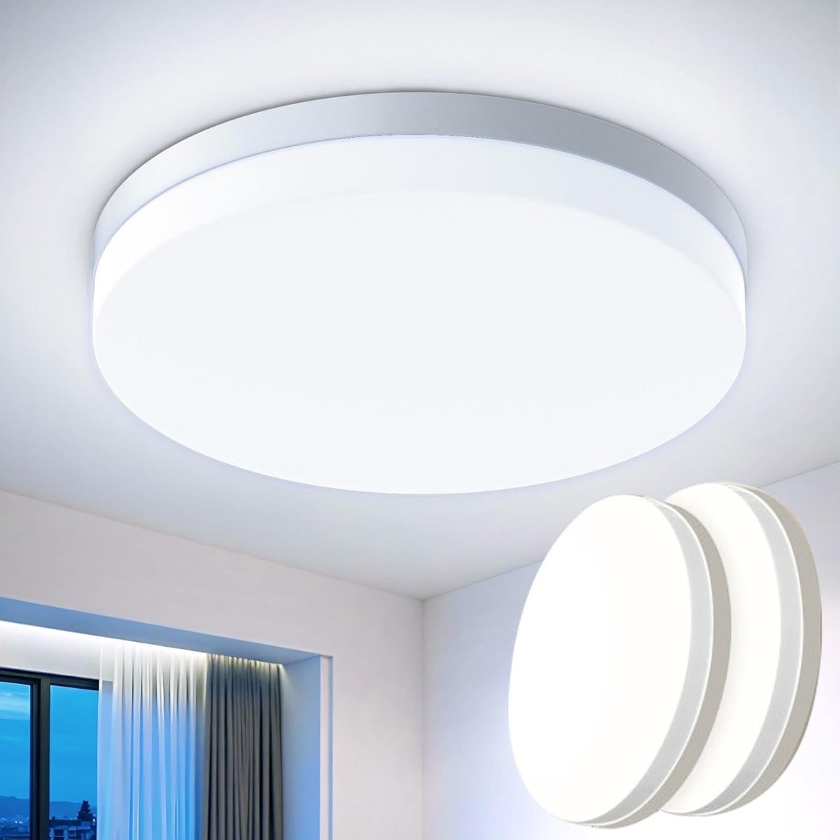 Omgoods - LED Plafondlamp 48W met Koud Wit Licht