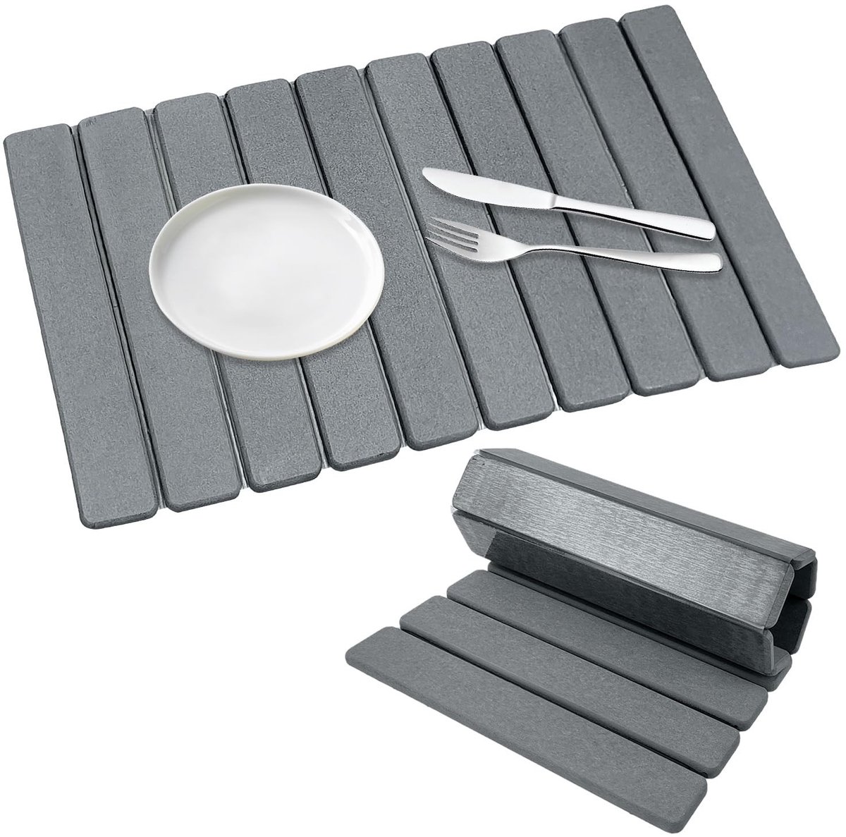 Omgoods - Sneldrogende Afwasmat 60 x 40 cm voor de Keuken
