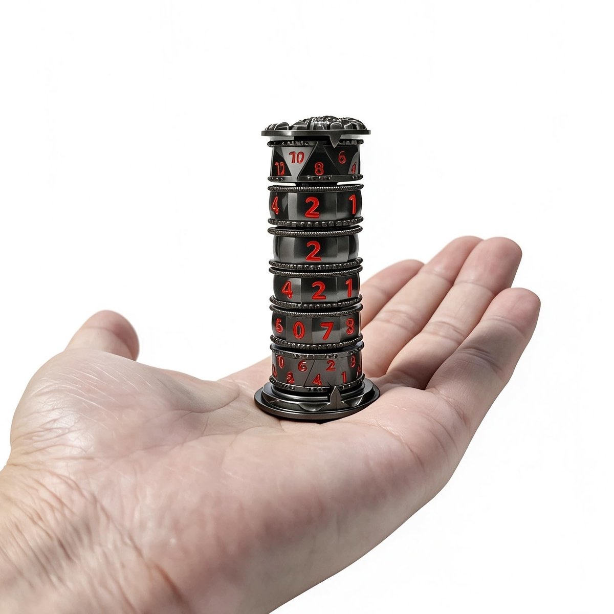 Omgoods - Polyhedrale DND Spinner Dice Set voor Rollenspellen
