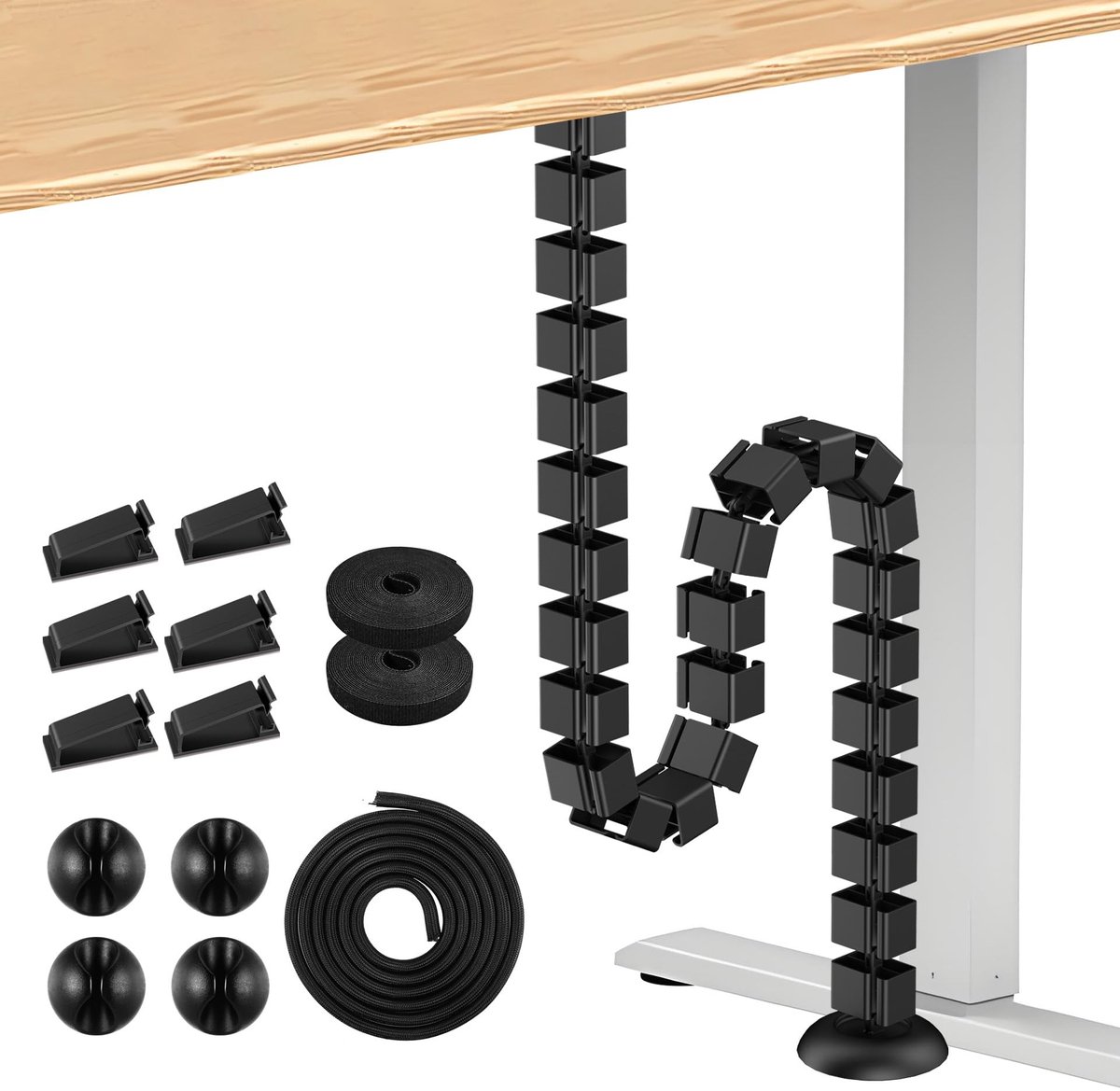 Omgoods - Slimme Kabelgeleider 1290mm voor Kabelbeheer