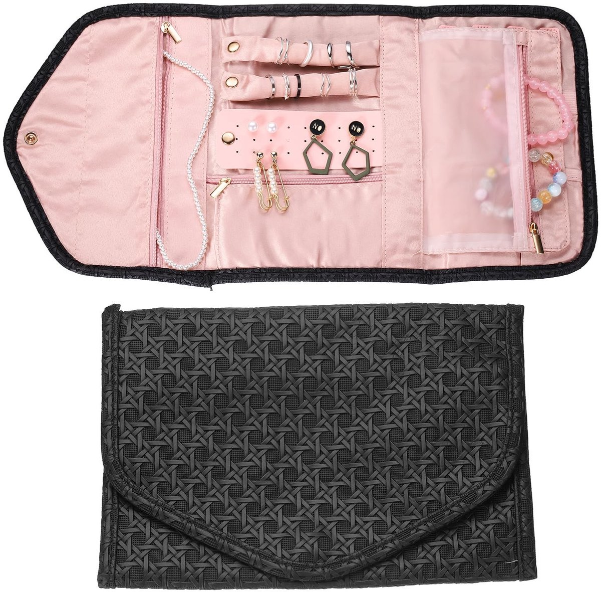 Omgoods - Opvouwbare reissieraden organizer voor ringen en kettingen