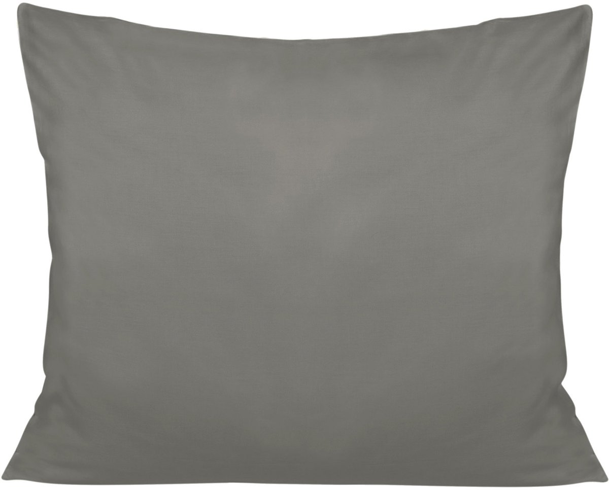 Darymex Katoen Satijn - Kussensloop - 100% Katoen - 40x60 cm - Lichtgrijs Egaal