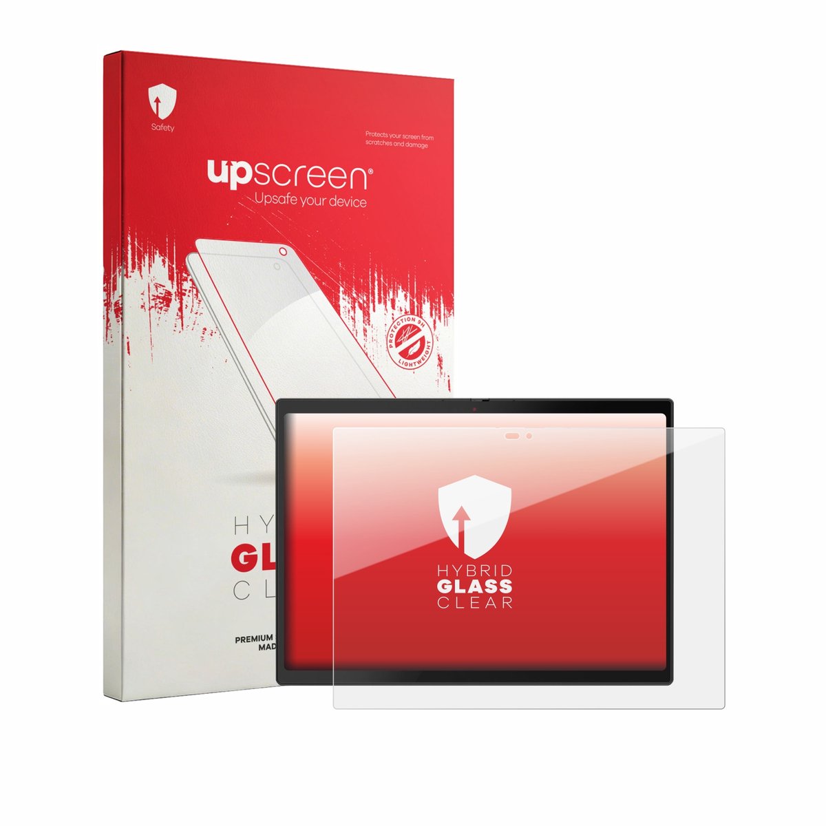upscreen - Screenprotector voor Lenovo ThinkPad X13 Gen 1 Detachable - Folie Beschermfolie Beschermglas transparant