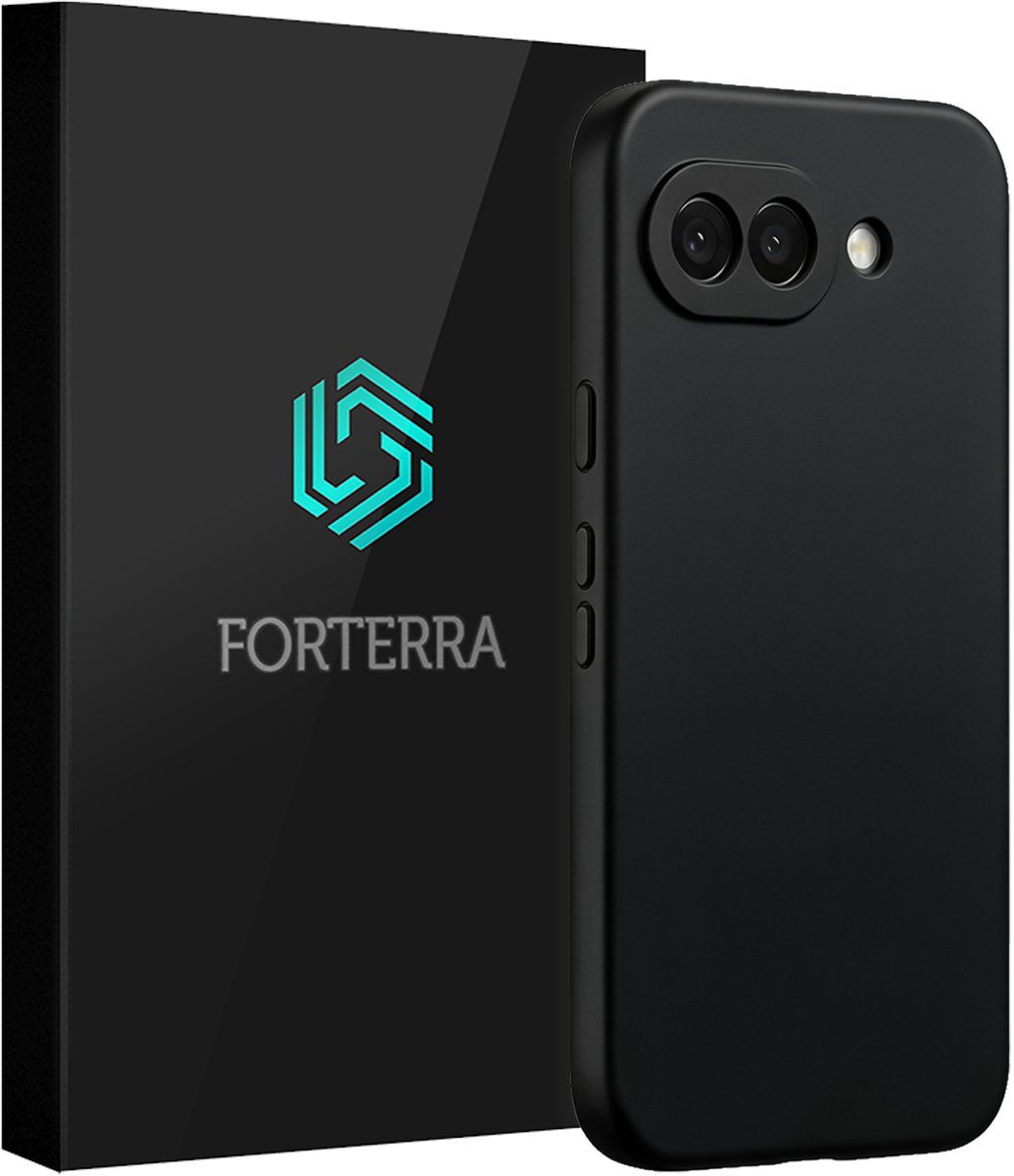 Hoesje Geschikt voor Google Pixel 10a - Sterk & Shockproof - Siliconen Case - Hoes Cover - Zwart