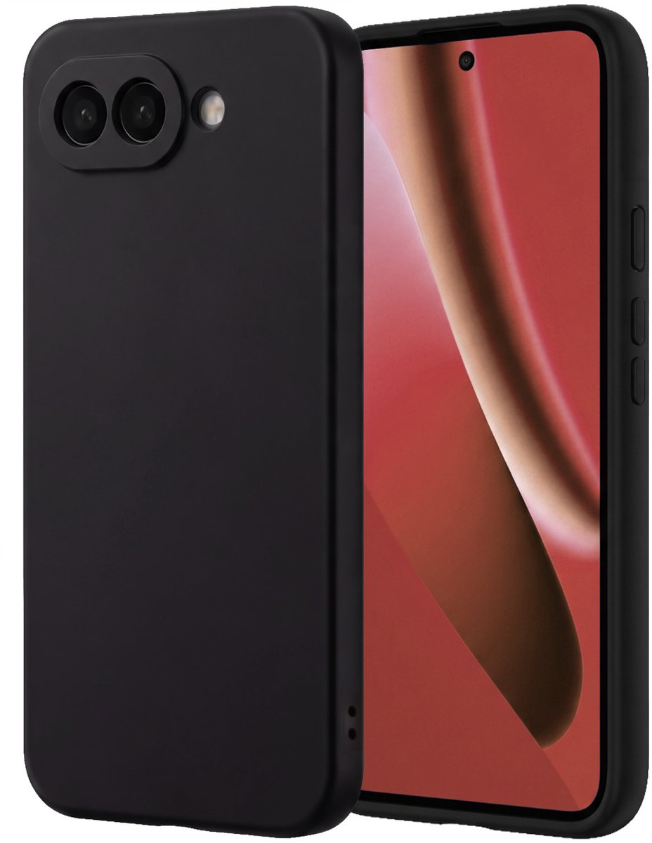Hoesje - Geschikt voor Google Pixel 10a - Sterk & Shockproof - Hoes Cover - Siliconen Case - Zwart
