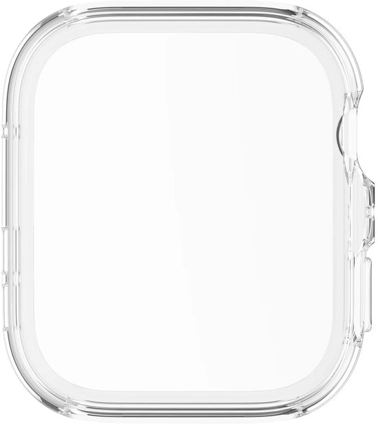 Leeg transparant TPU hoesje voor een smartwatch, zijaanzicht.