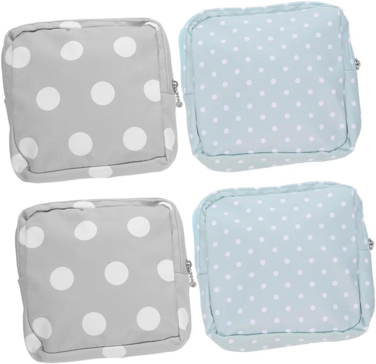 Menstruatie Organizer - Maandverband Tasje - Hygiënisch Opbergen - Stil Sluitmechanisme - 16 x 15 x 2 cm - Multi