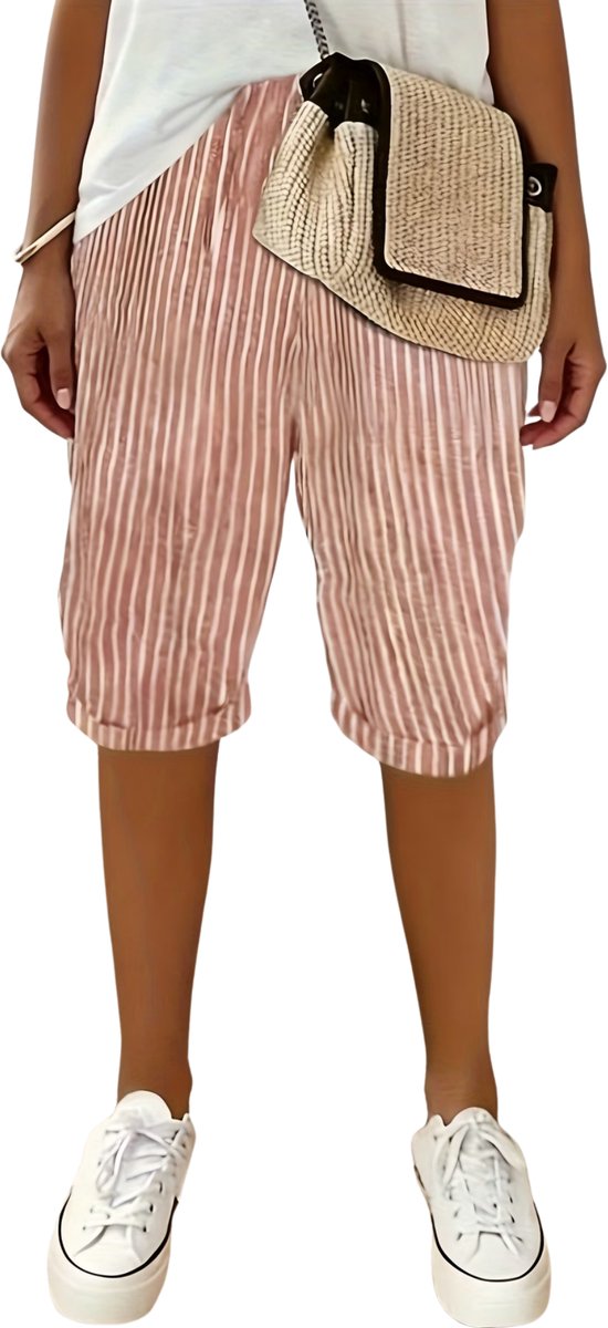 Currero Korte Broek Dames Spijkerbroek Met Zakken Volwassenen Meisjes Shorts Rood