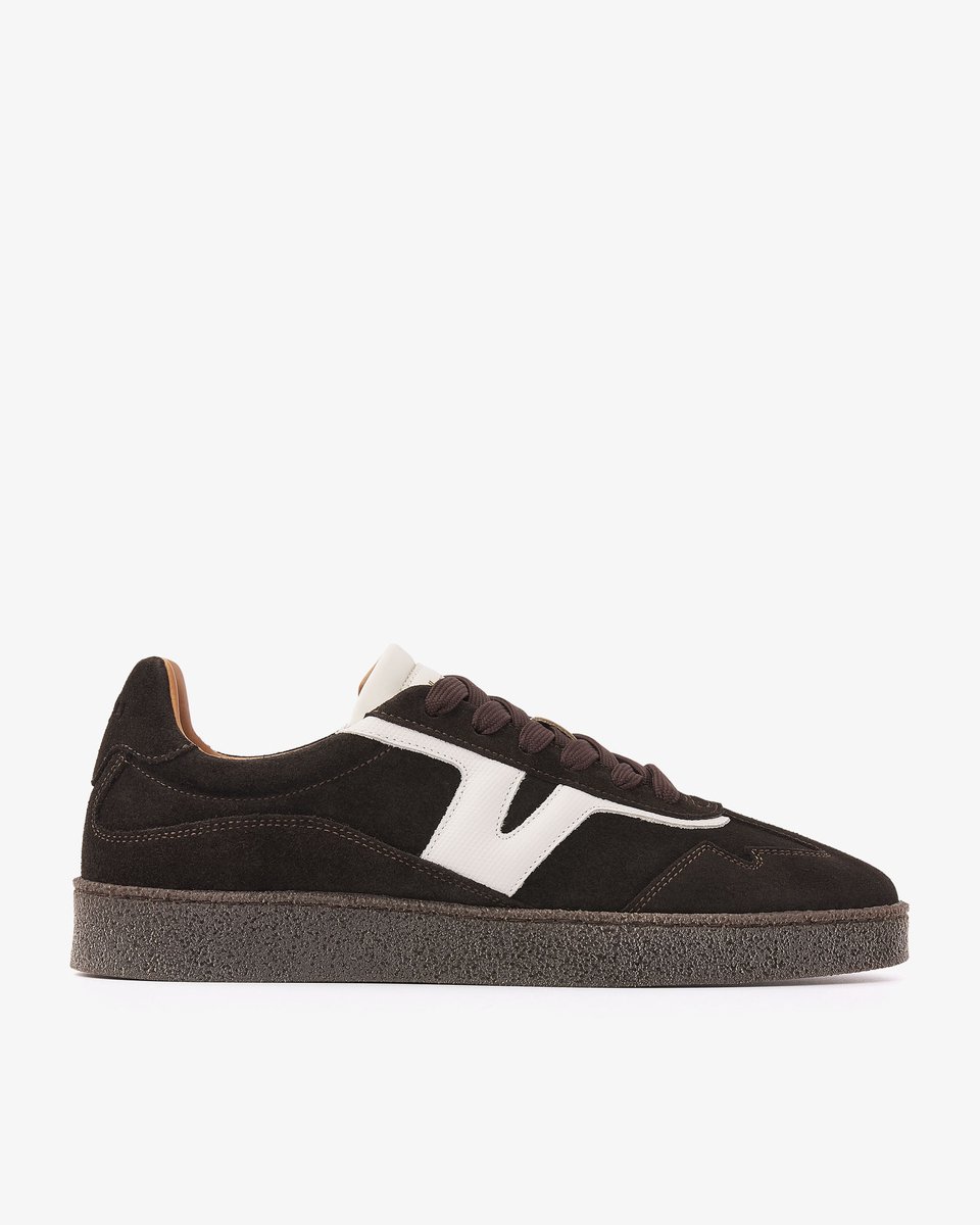 VIA VAI Zane Dexter Sneakers Heren - Leer,Suède - Bruin - Maat 40