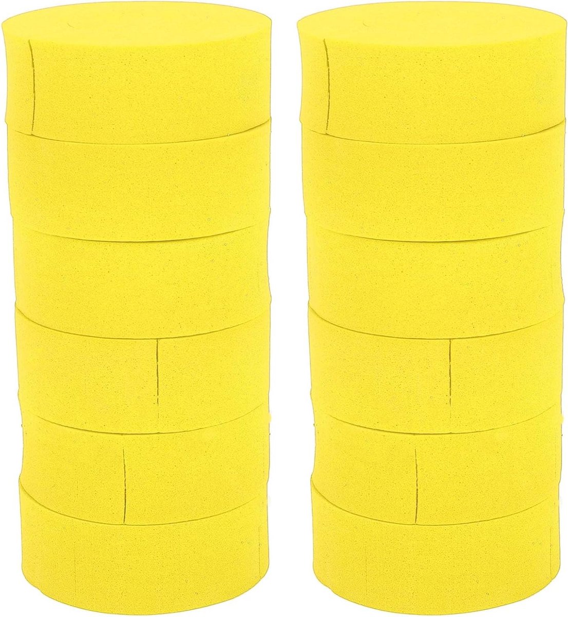 Spons Haarrollers - Krulgereedschap Krullers - Haar Stijlen - C-Vorm Ontwerp - 12 stuks - Blauw