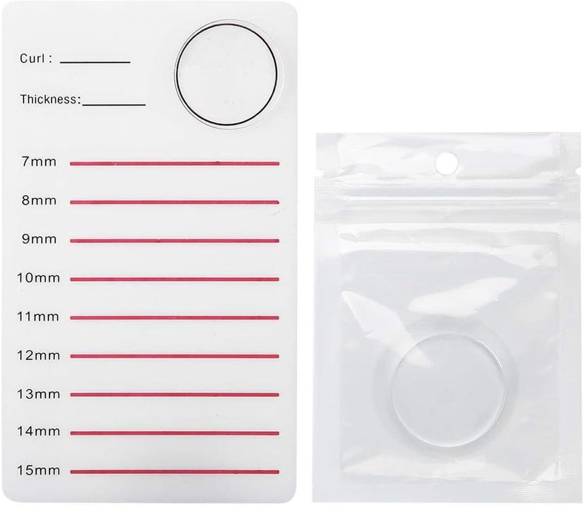 SnelShoppen - Lashes Holder, Zachte Valse Wimper Extensions Houder, Grote Grafting Wimpers Palette voor Wimperextensions, Duurzaam en Praktisch, Gesch